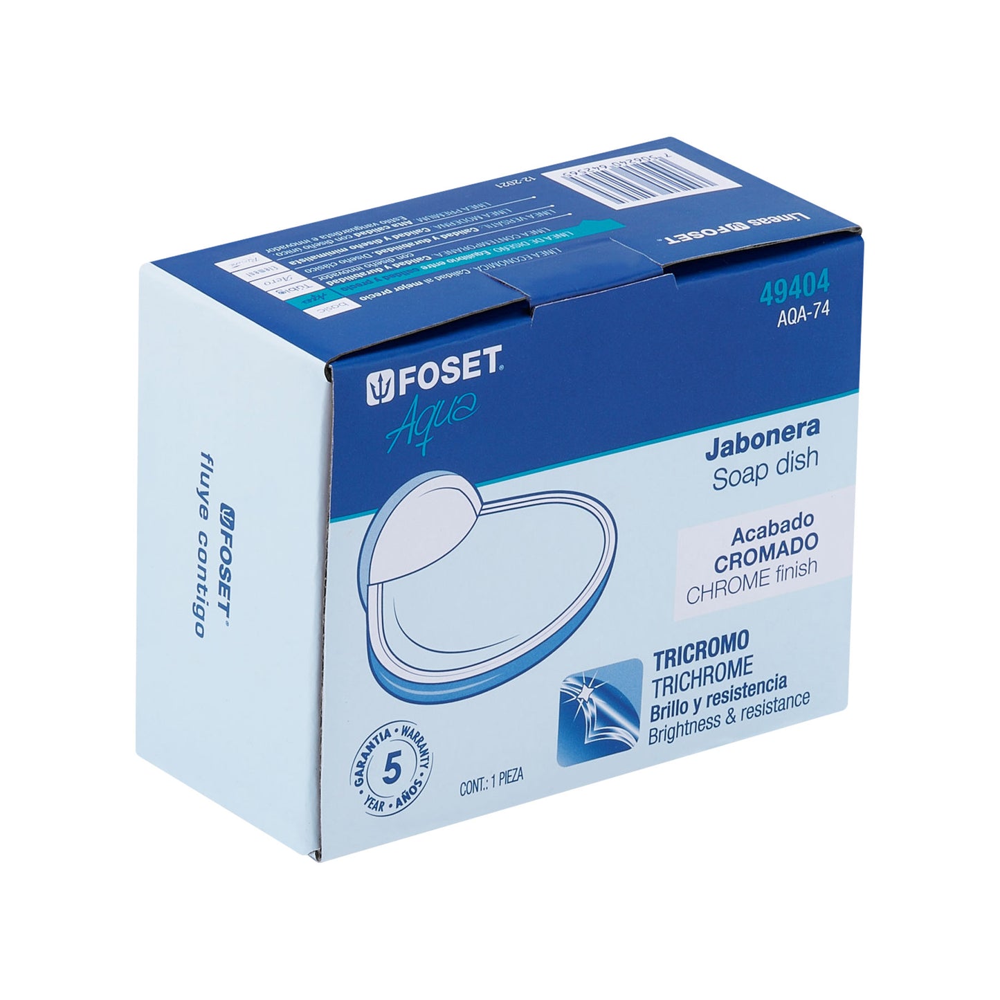 Jabonera metálica, Foset 49404