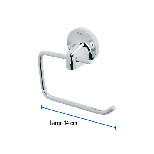 Portarrollo con soporte y barra metálicos, Foset 45164