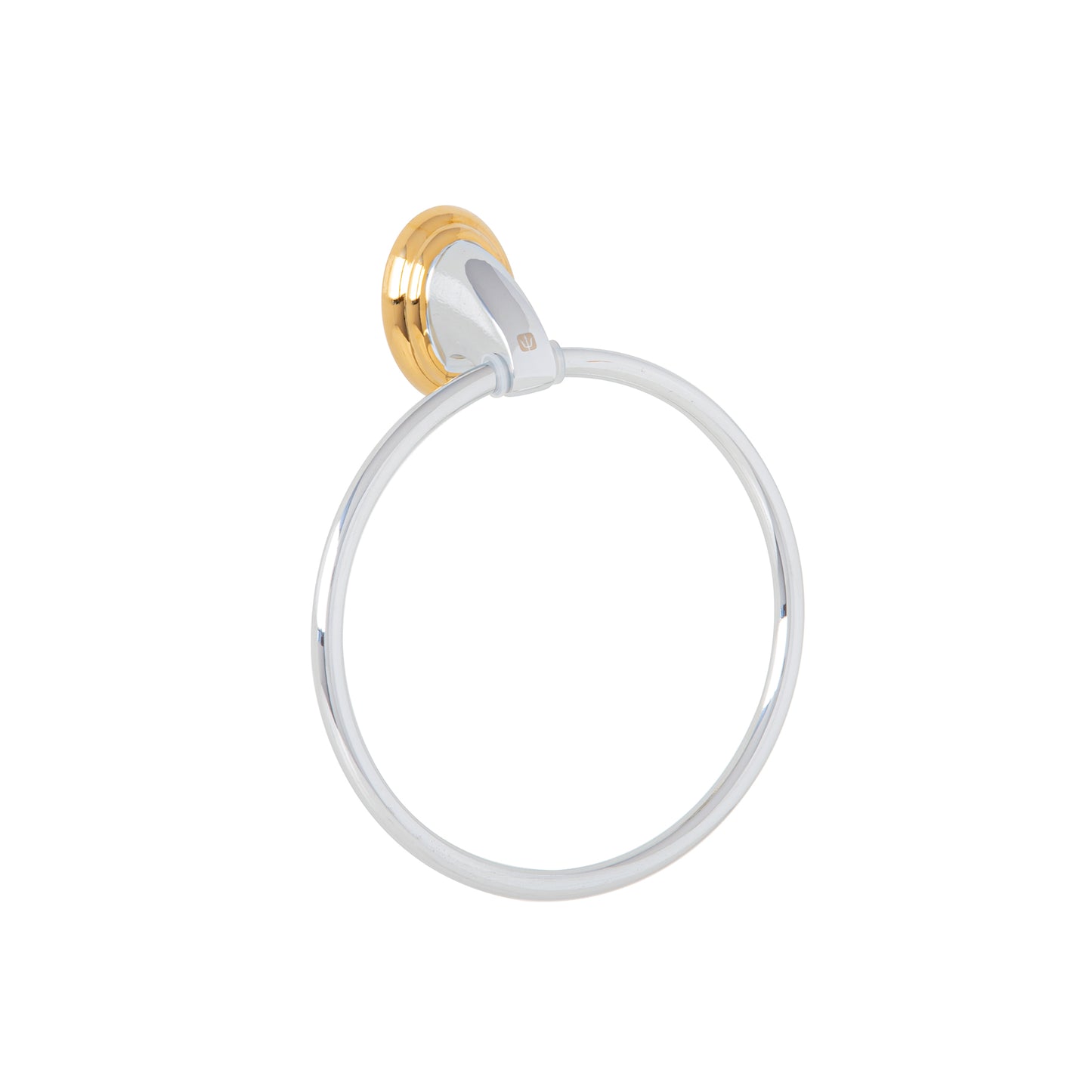 Toallero argolla metálico acabado cromo-oro, Foset Aqua 45997
