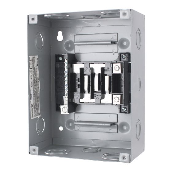 Centro de carga de 6 unidades 100 Amp de sobreponer CC06S IGESA