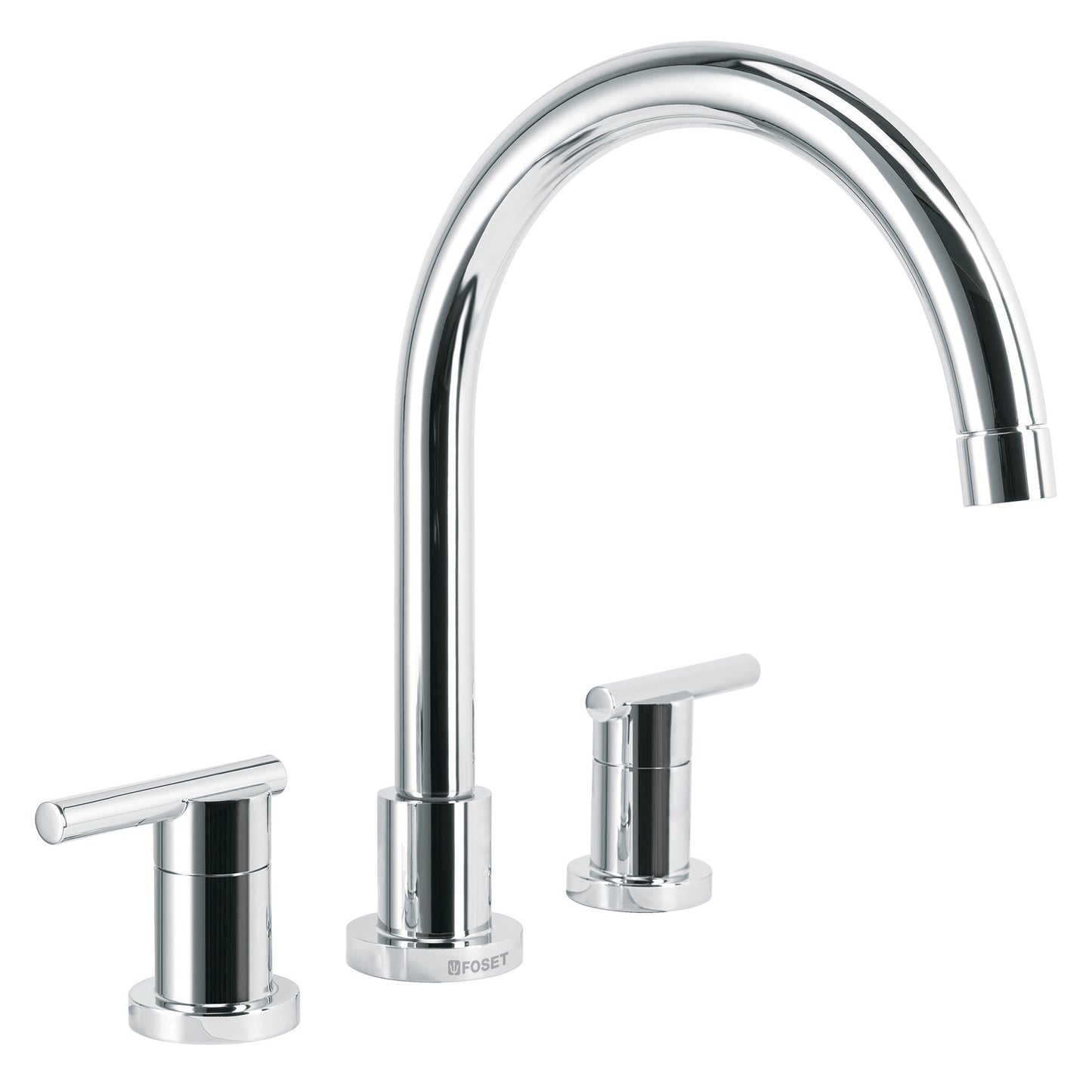 Mezcladora cromo cuello alto para fregadero, Foset 49916