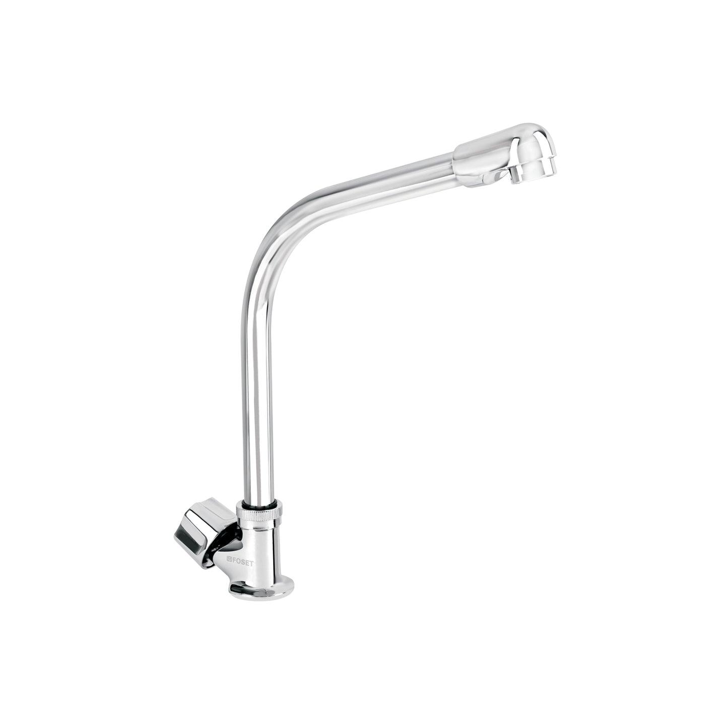 Llave individual fregadero, cuello cobra, hexagonal, BASIC 47690