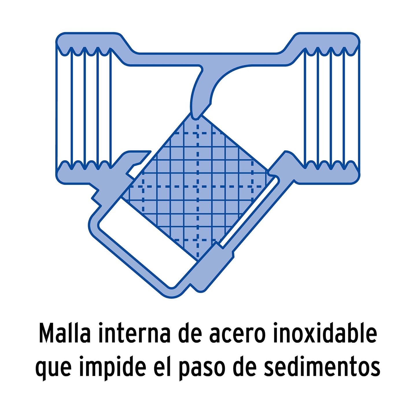 Filtro de latón en "Y" de 1/2", FOSET 47613