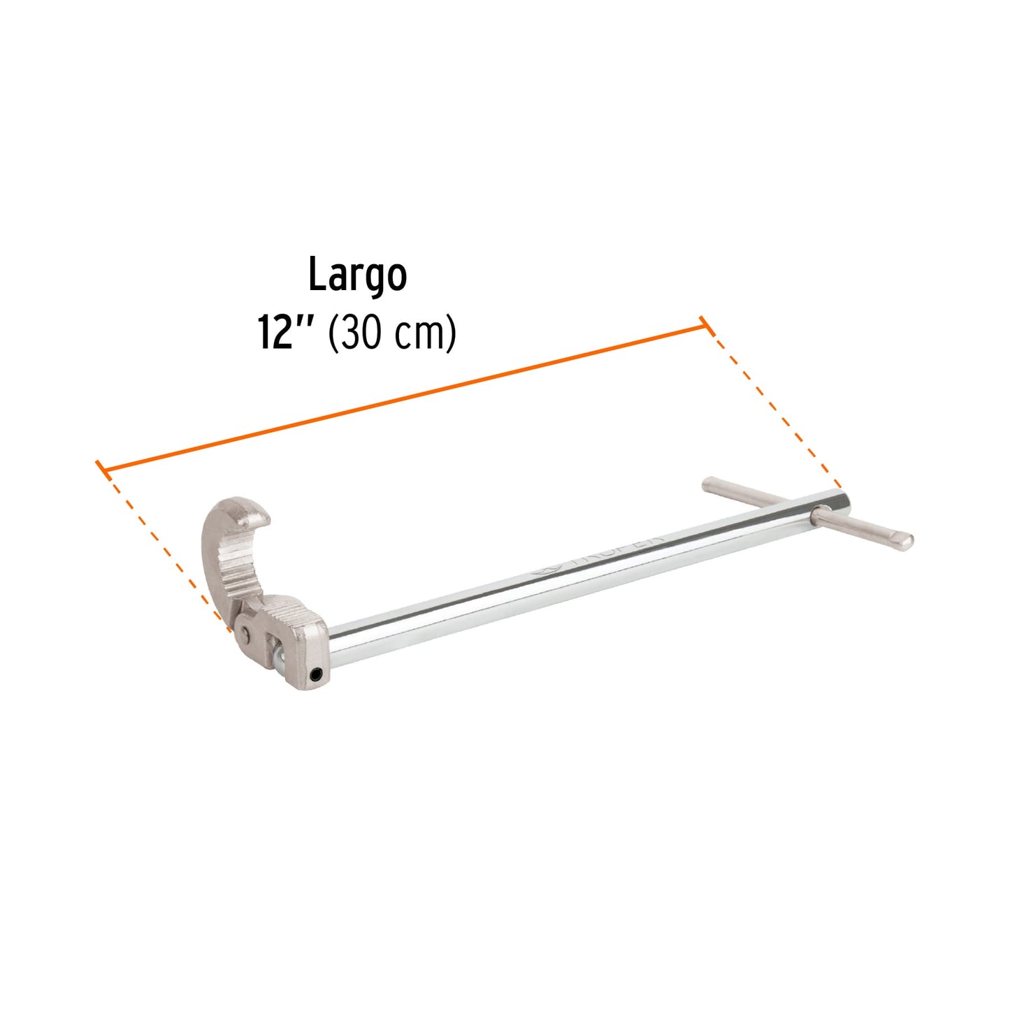 Llave 12" para plomero, Truper 12874