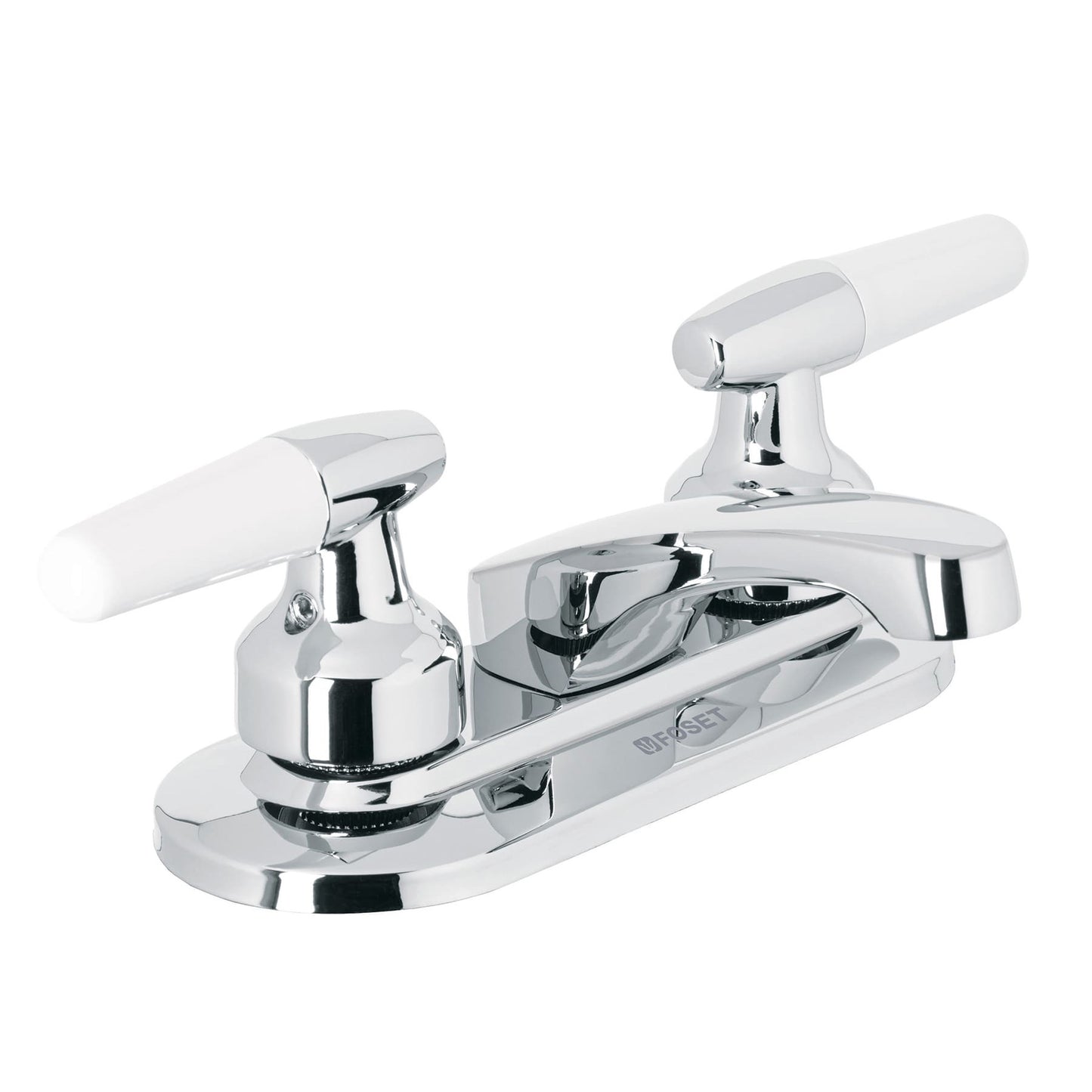 Mezcladora 4" para lavabo, nariz larga, manerales cono 49203