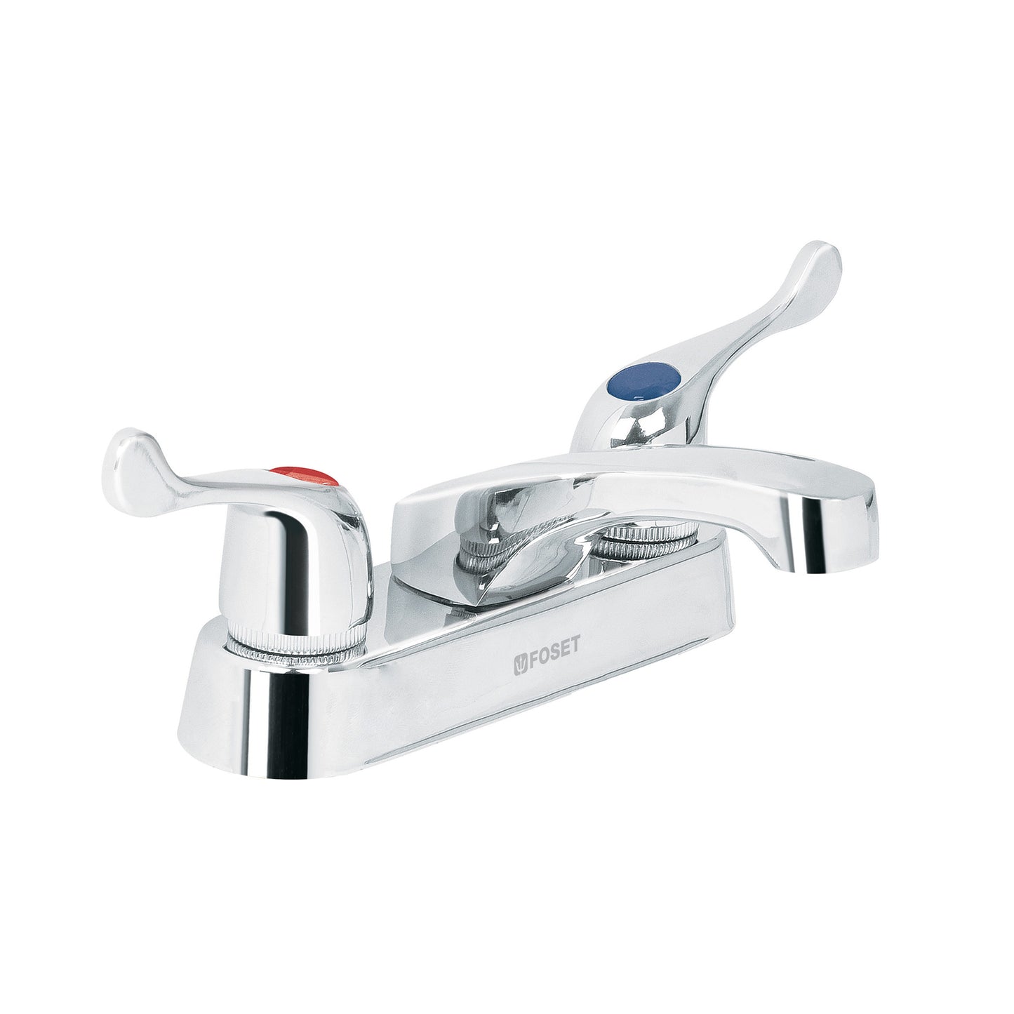 Mezcladora 4" para lavabo, nariz larga, manerales palanca 49278