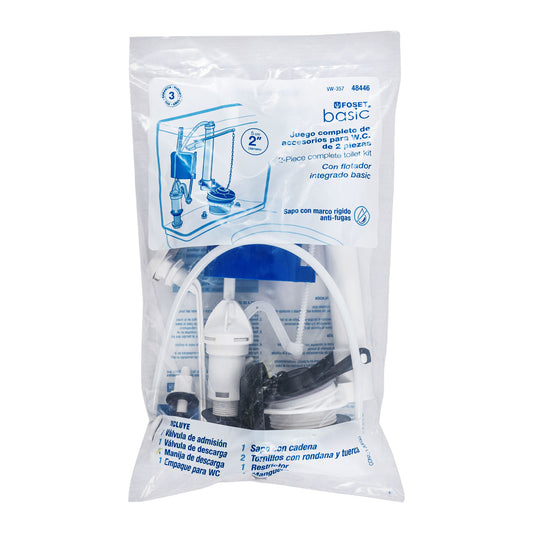 Juego de reparación p/WC con válvula de flotador compacto 48446