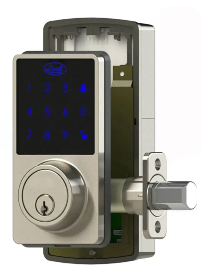 Cerrojo digital panel touch, llave estándar