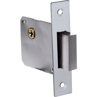 Cerrojo para embutir auxiliar, función doble, níquel satinado, llave tetra, en caja