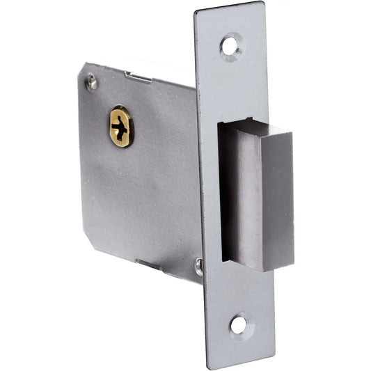 Cerrojo para embutir auxiliar, función doble, níquel satinado, llave tetra, en caja