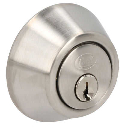 Cerrojo residencial función doble, níquel satinado, llave estándar, blíster