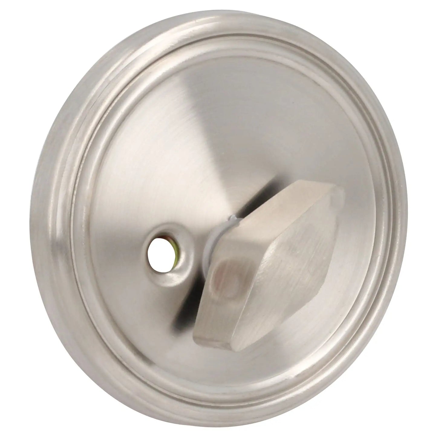 Cerrojo residencial función sencilla, níquel satinado, llave estándar, blíster