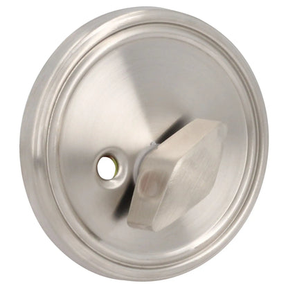 Cerrojo residencial función sencilla, níquel satinado, llave estándar, blíster