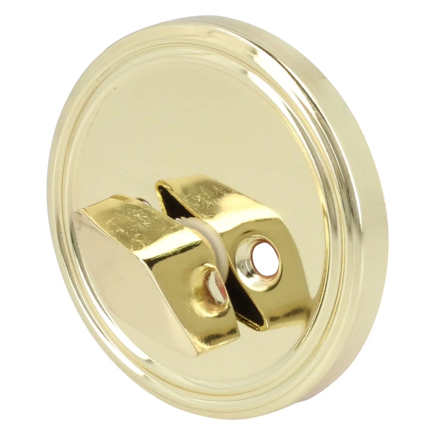 Cerrojo residencial función sencilla, latón brillante, llave estándar, blíster