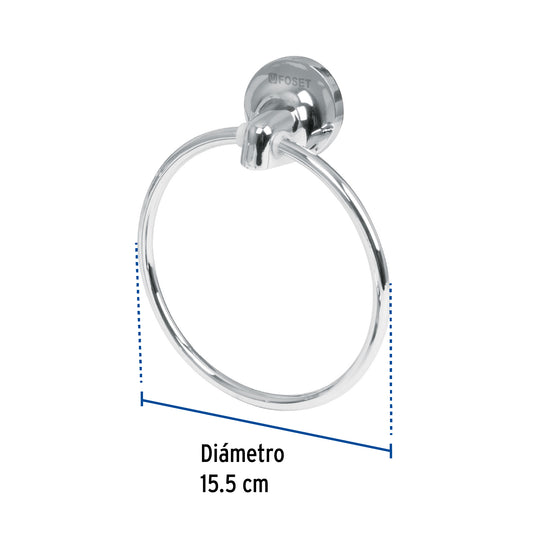 Toallero de argolla de acero inoxidable, Foset 49396