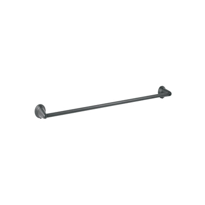 Toallero de barra metálico acabado negro, Foset Aqua 45995