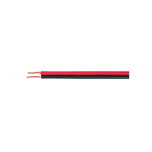Rollo de 100 m de cable polarizado bicolor p/bocina 18 AWG