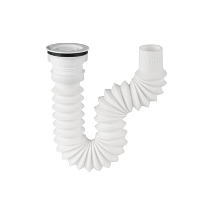 Céspol flexible 1 1/2", contra, polipropileno para fregadero 49370