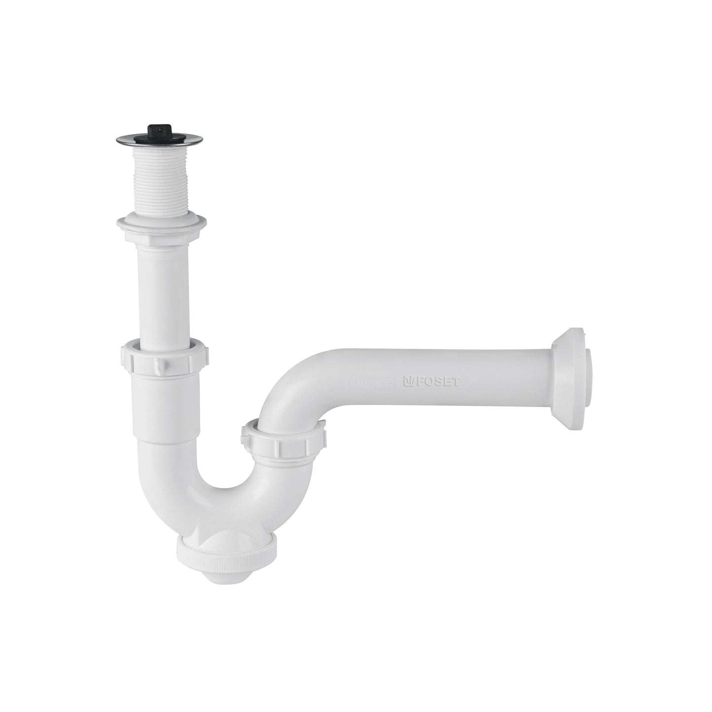 Céspol rígido 1-1/4", con contra, polipropileno, para lavabo 49508