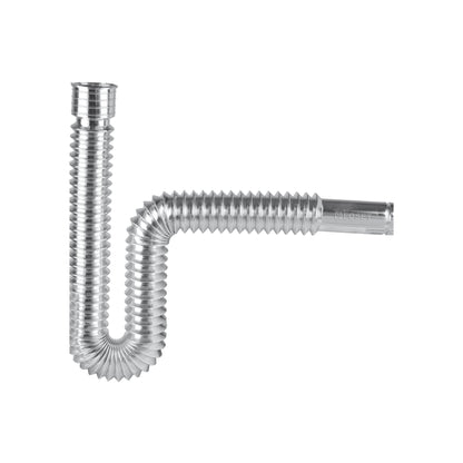 Céspol flexible, polietileno cromo, para lavabo y fregadero 49507