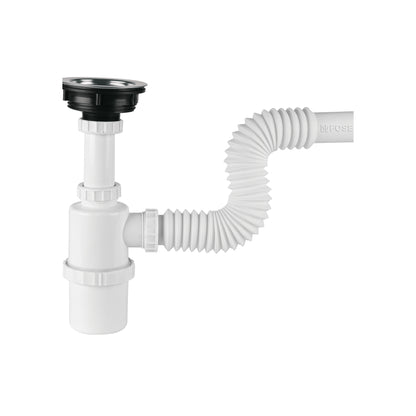 Céspol de bote con contracanasta de acero inox. p/fregadero