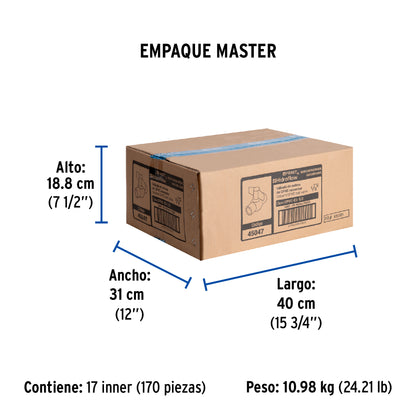 Válvula de esfera de CPVC de 1/2", FOSET 45047