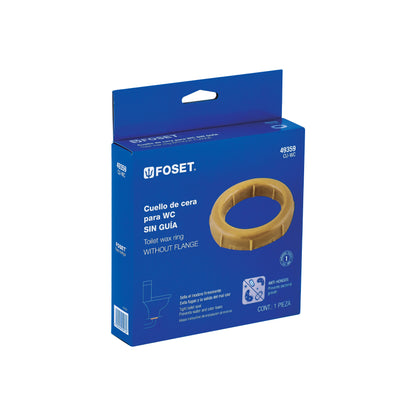 Cuello de cera sin guía para WC, 150 g, FOSET 49359