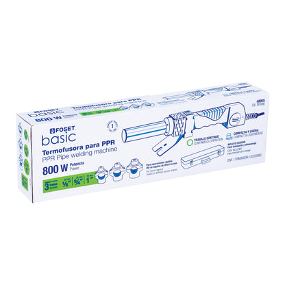 Termofusora de 800 W para PPR, FOSET BASIC 48005