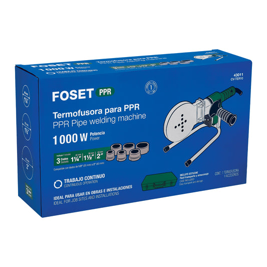 Termofusora de 1000 W para PPR, FOSET 43011