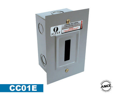 Centro de carga 1 polo empotrar – CC01E