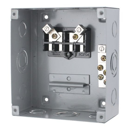 Centro de carga de 4 unidades 50 Amp empotrable CC04E IGESA