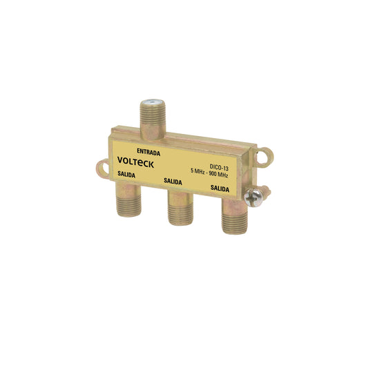 Divisor coaxial de 1 entrada y 3 salidas