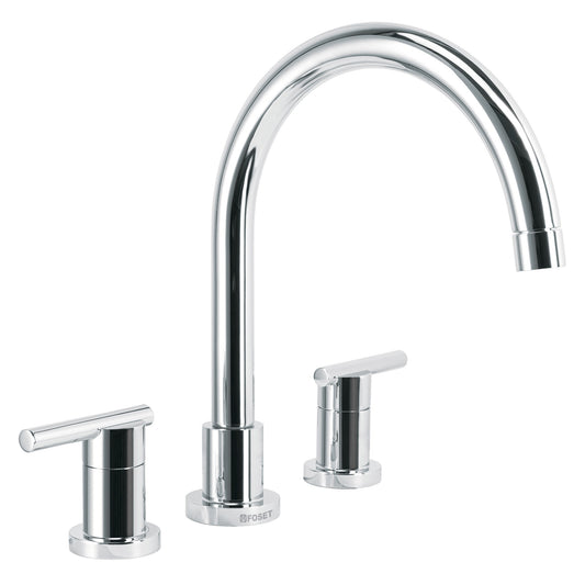 Mezcladora cromo cuello alto para fregadero, Foset 49916