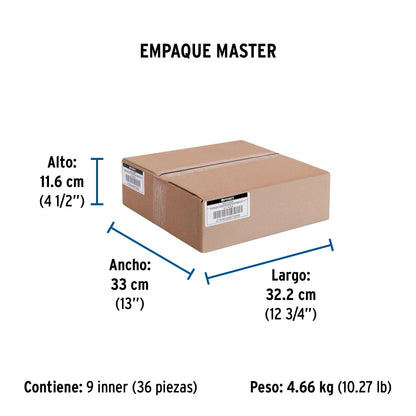 Empaque unión tanque-taza para WC, 3", FOSET 40088