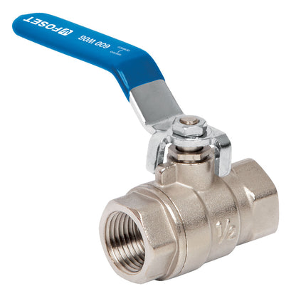 Válvula de esfera, de latón, roscable, 1/2", alta presión 49475