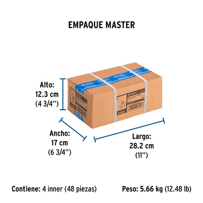 Válvula de esfera de latón, soldable 1/2", FOSET 49006