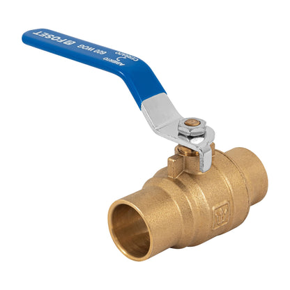 Válvula de esfera, de latón, soldable, 1", alta presión 49483