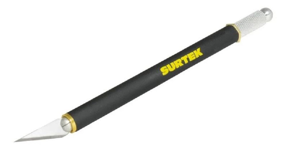 EXACTO DE METAL CON RECUBRIMIENTO GRIP DE 6" SURTEK