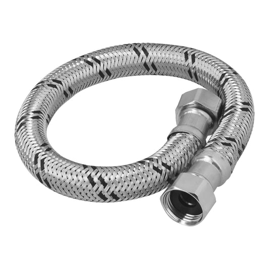 Manguera para boiler, acero inox, 1/2"x1/2", 40 cm, Foset 48964