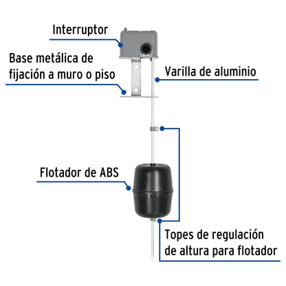 Interruptor eléctrico para flotador, FOSET  46379