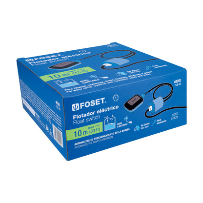 Flotador eléctrico con cable de 10 m, FOSET 49761