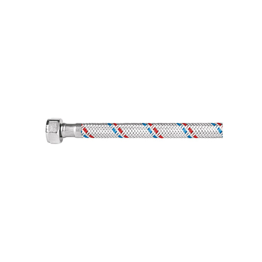 Manguera p/WC, aluminio, 1/2" x 7/8", 35 cm, Basic 26022