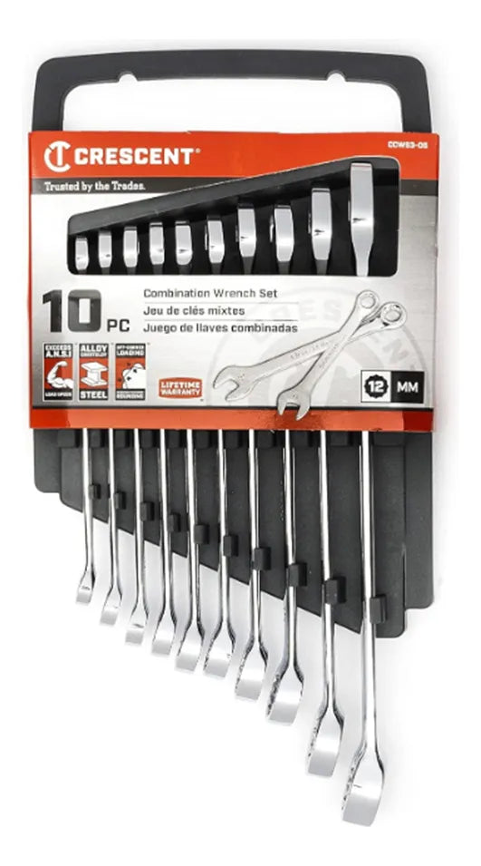 Llaves combinadas MM 10 pzas
