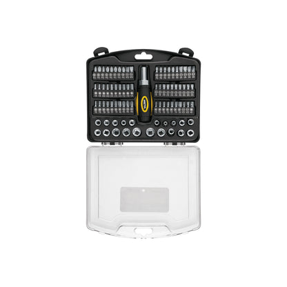 Juego de 81 herramientas 1/4" para mecánico, Pretul 23972
