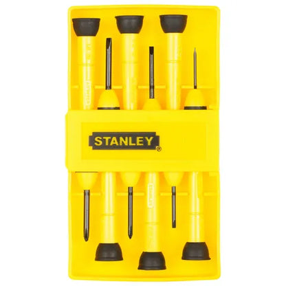 Juego de desarmadores de precisión 6 piezas 66-052 Stanley