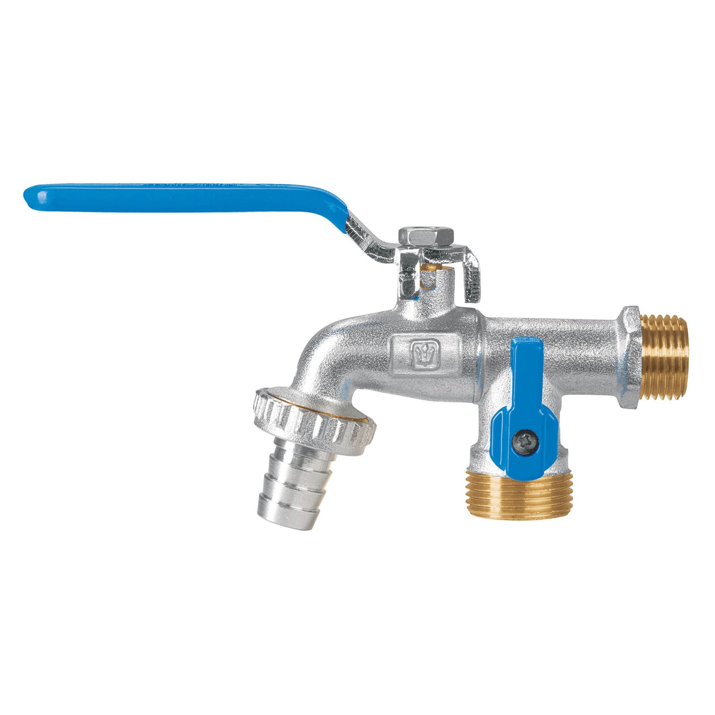 Llave de esfera doble salida 1/2" de latón, FOSET 48060