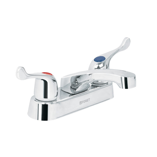 Mezcladora 4" para lavabo, nariz larga, manerales palanca 49278