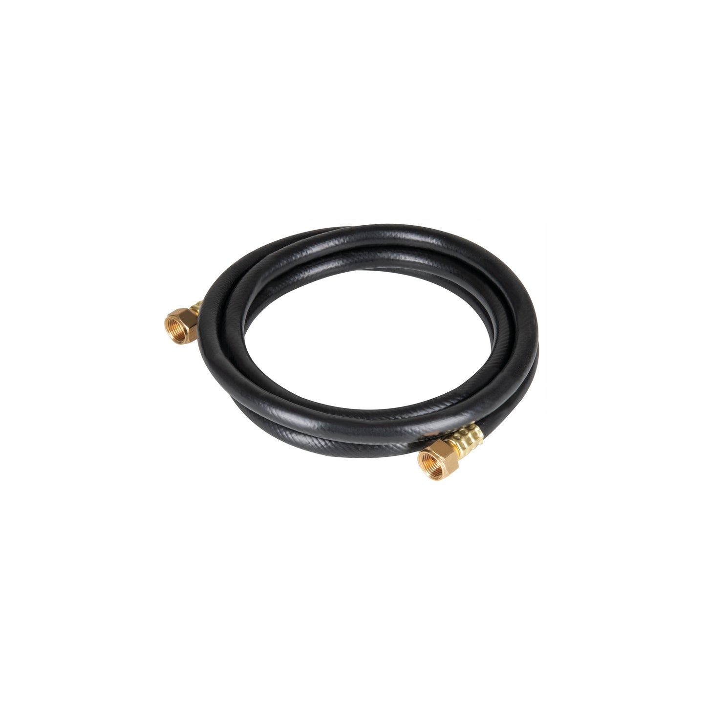 Manguera para gas, PVC negra, 3/8"x2 m, c/conexión, Foset 40076