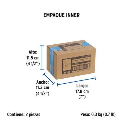 Llave individual lavabo, ABS, palanca, BASIC 48381