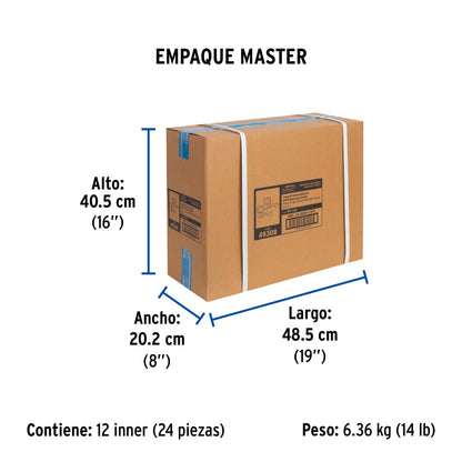 Juego llaves individuales lavabo, ABS, hexagonal, BASIC 49308